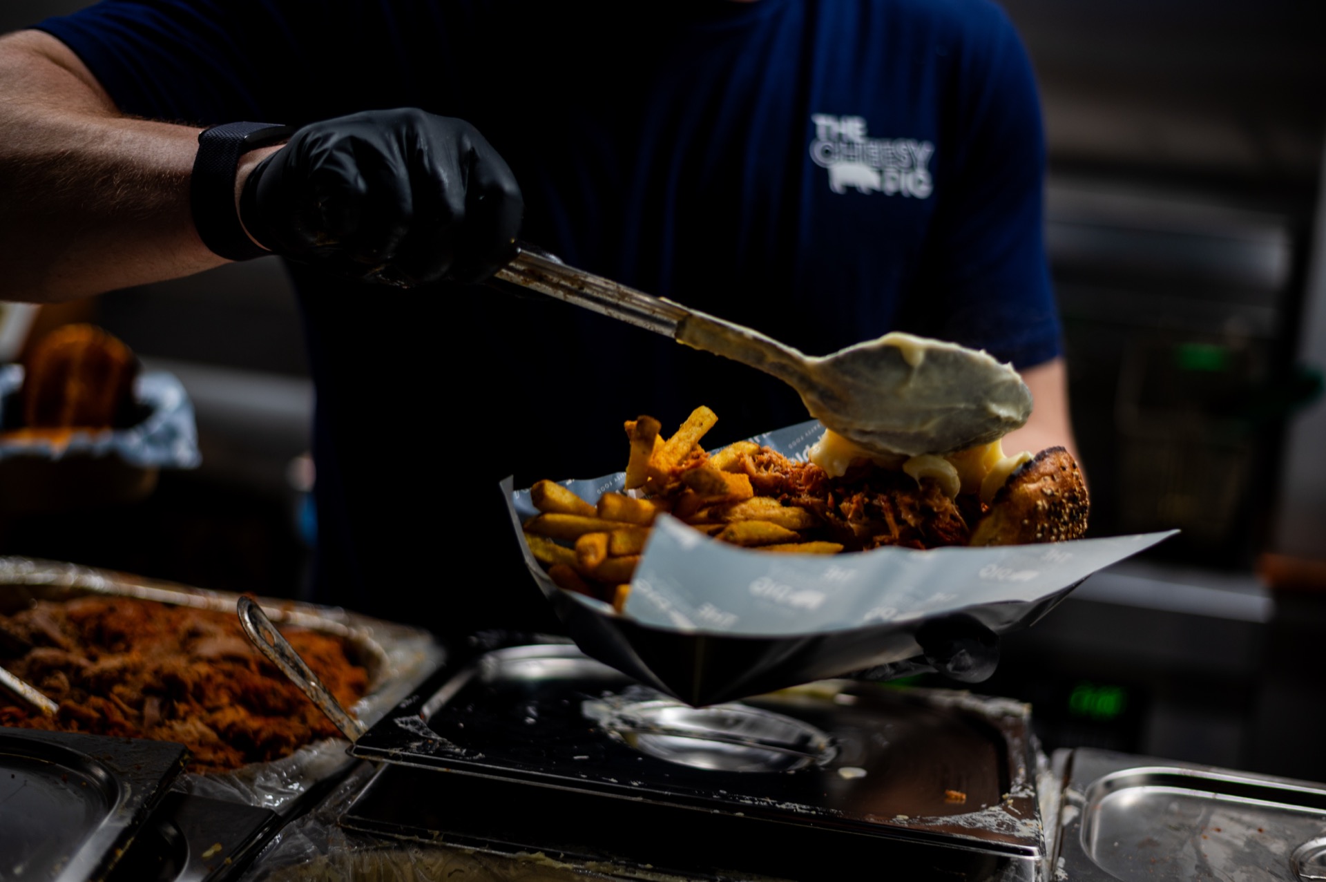 Street food being served at STACK